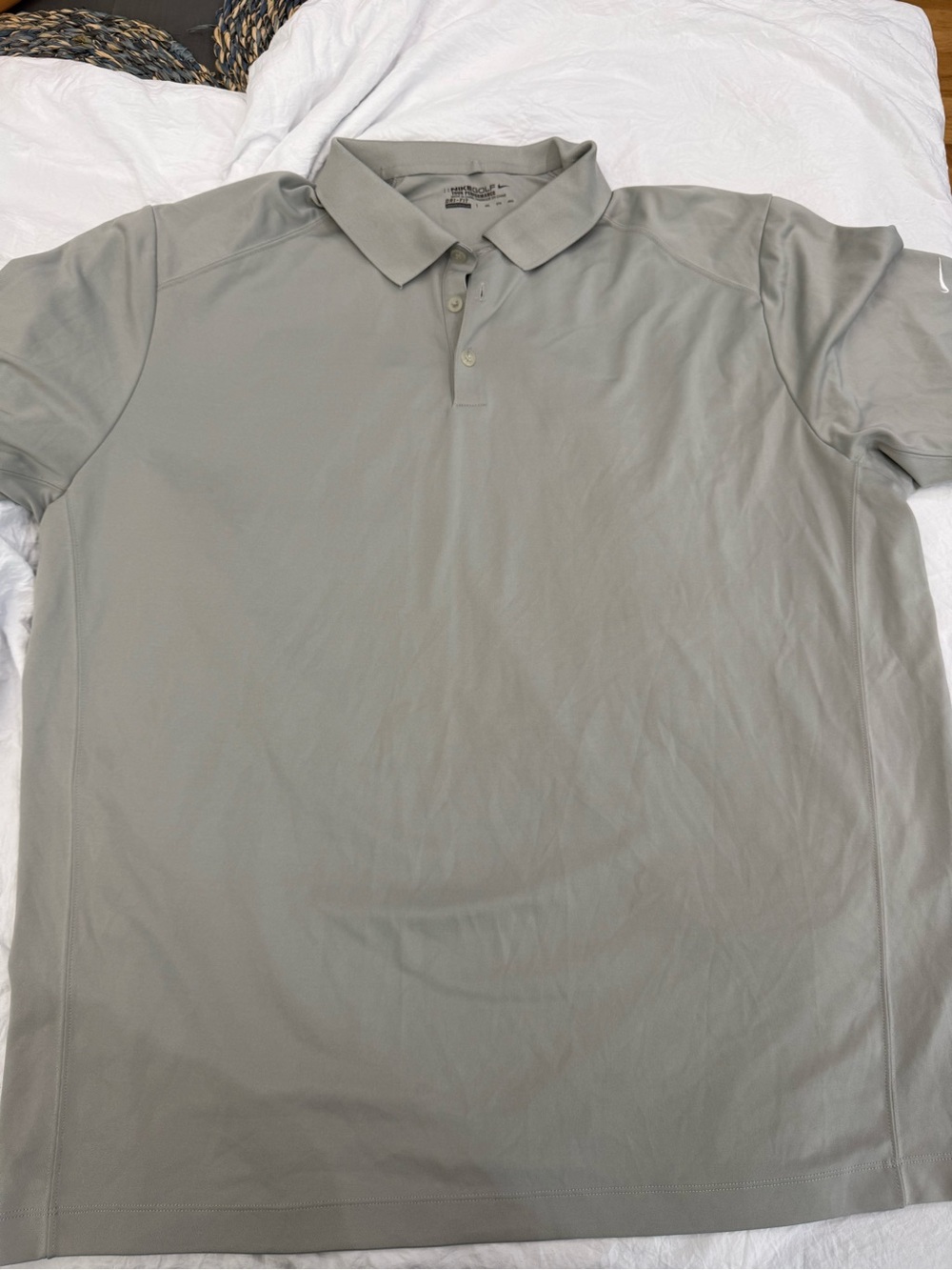 Nike golf Men's Polo Shirt - Light Gray Performance 3xl